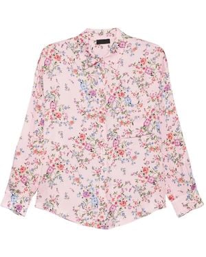 Liu Jo Blossom Cotton Shirt - Pink