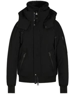 Mackage Quilted Hooded Jacket - Black