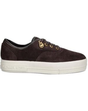MICHAEL Michael Kors Lindsey Platform Sneakers - Brown