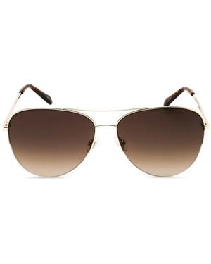 Fossil Tiana Pilot Sunglasses - Brown