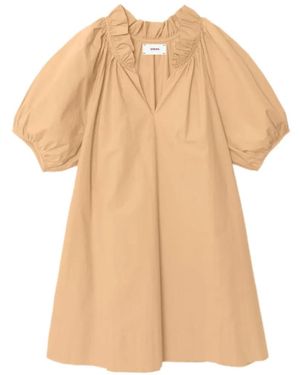 Xirena Ruffled Puff-Sleeve Dress - Natural