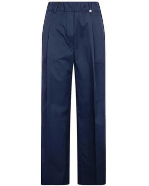 Myths Elasticated Straight Pants - Blue