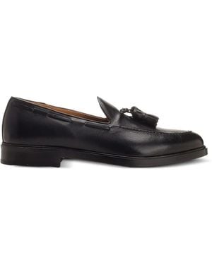 Corvari Tassel-Detail Boat Shoes - Black