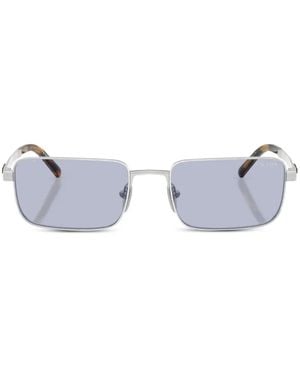 Prada Sonnenbrille Mit Eckigem Gestell - Weiß