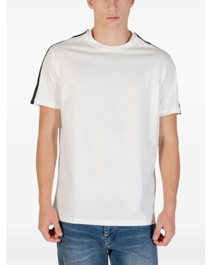 ARMANI EXCHANGE T-Shirt Essential À Bande Logo - White