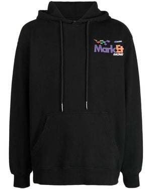 Market Express Racing Cotton Hoodie - Black