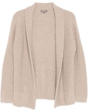N.Peal Cashmere Cardigan À Détails De Coutures - Neutre
