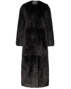 Loulou de Saison Cappotto Con Inserti - Nero