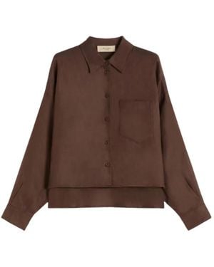 Weekend by Maxmara Chest-Pocket Linen Jacket - Brown