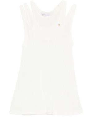 Viktor & Rolf Triple Layer Tank Top - White