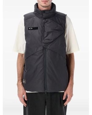 Oakley Zip-Fastening Quilted Gilet - Gray
