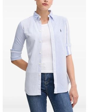 Polo Ralph Lauren Striped Cotton Shirt - White