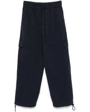 Dondup Cotton Cargo Trousers - Blue