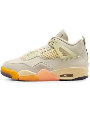Nike Air 4 Retro Birds Of Paradise Leather Trainers - White