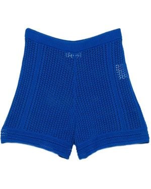 Bompard Gehäkelte Shorts - Blau