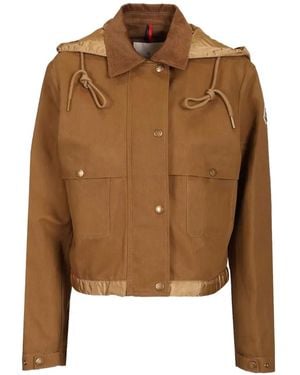 Moncler Aconitum Hooded Jacket - Brown