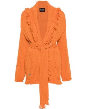 Alanui Cardigan A Finest À Franges - Orange