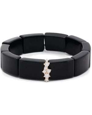 Sydney Evan 14K Diamond And Onyx Bracelet - Black