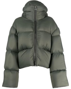Ienki Ienki Kenny Cropped Padded Jacket - Green