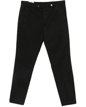 Myths Straight-Leg Chino Trousers - Black