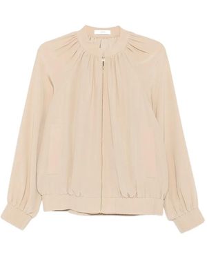 JOSEPH Mira Zipped Jacket - Natural