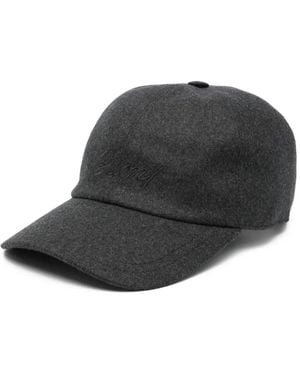 Brioni Cashmere-Blend Cap - Black