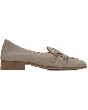 Lottusse Soller Buckle-Detail Loafers - Gray