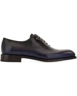 Ferragamo Zapatos oxford con cordones - Negro