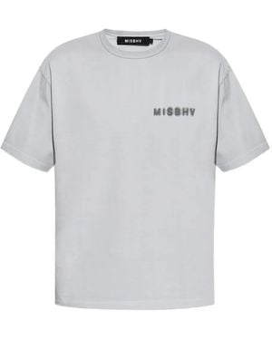 MISBHV Logo-Print T-Shirt - Grey