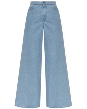 Max Mara Jeans Aus Baumwolle - Blau