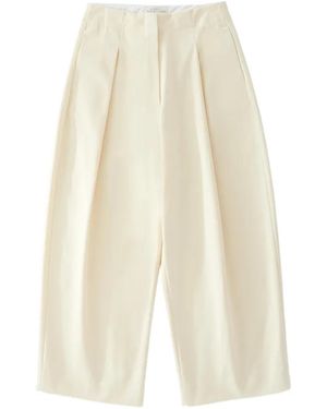 Studio Nicholson Dordoni Pleated Trousers - White