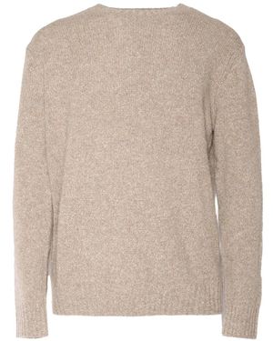 Ballantyne Round-Neck Sweater - Natural
