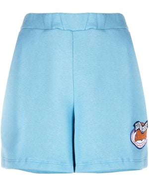 Opening Ceremony Shorts Sportivi Con Applicazione - Blu