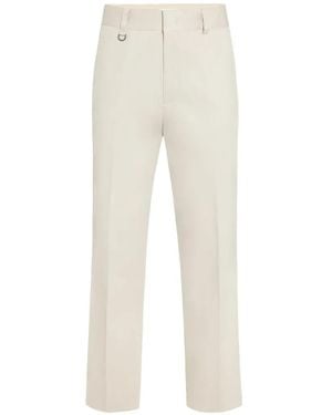 Paolo Pecora Pantalon Chino Ample - White