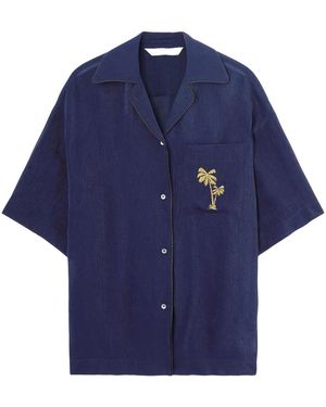 Palm Angels Shirts - Blue