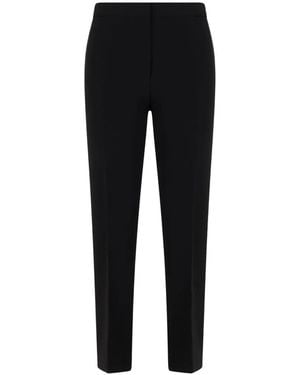 Moschino Straight-Leg Elasticated-Waistband Trousers - Black