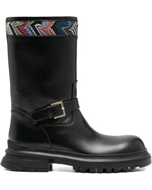 Missoni Buckle trim boots - Negro