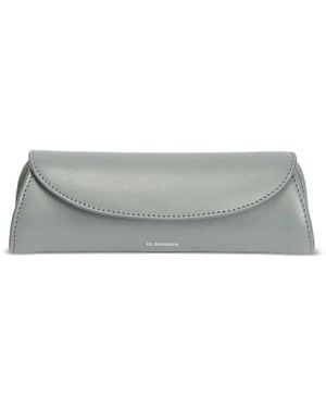 Jil Sander Étui Pour Lunettes Cannolo - Gris