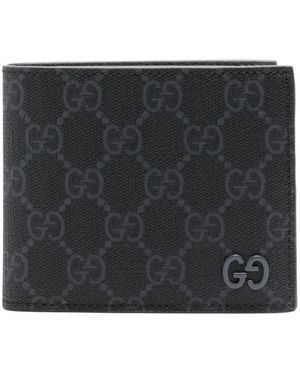 Gucci Portafoglio Bi-Fold Gg - Nero