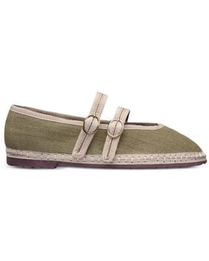 Flabelus Claire Ballet Flats - Green