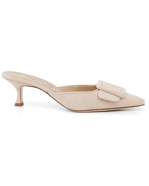 Manolo Blahnik Mules Maysale - Neutro