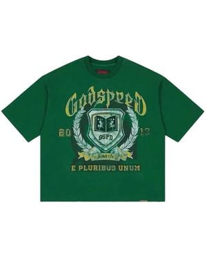 Godspeed Gspd Crest T-Shirt - Grün