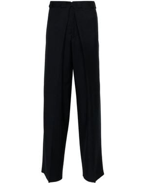 Givenchy Pleated Extra Large Chino Trousers - Black