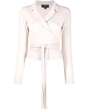 N.Peal Cashmere ラップスタイル トップ - マルチカラー