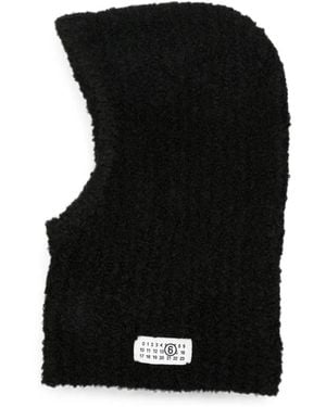 MM6 by Maison Margiela Cagoule À Patch Logo Et Tweed - Black