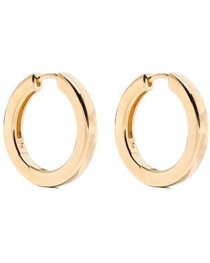 Tom Wood Medium Beck Hoop Earrings - Metallic
