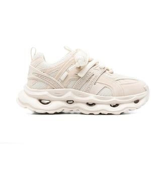 Buffalo Malaga Lace Chunky Rope-Lace Sneakers - White