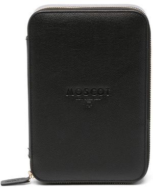 Moscot ロゴエンボス ボストンバッグ - ブラック