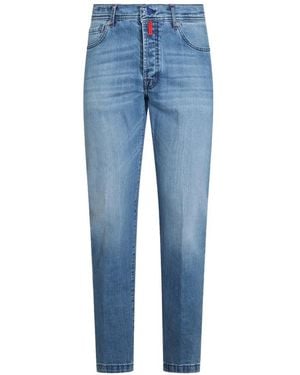 Kiton Washed Jeans - Blue