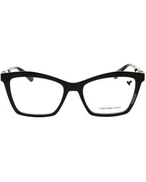 Calvin Klein Cat-Eye Glasses - Black